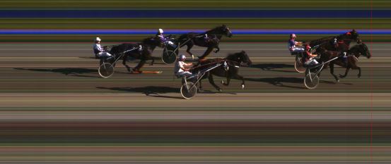 Målfoto for løp 6 på bane HA den 16.08.2015