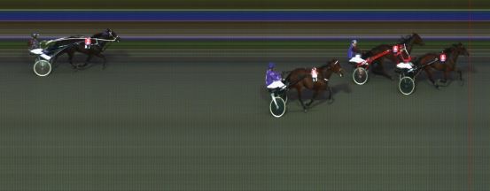 Målfoto for løp 3 på bane HA den 13.09.2015