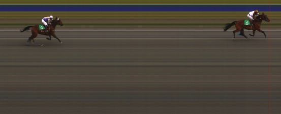 Målfoto for løp 3 på bane HA den 27.09.2015