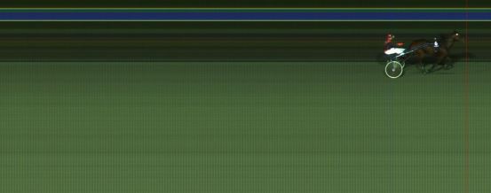 Målfoto for løp 6 på bane HA den 10.10.2015