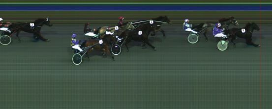 Målfoto for løp 7 på bane HA den 18.10.2015