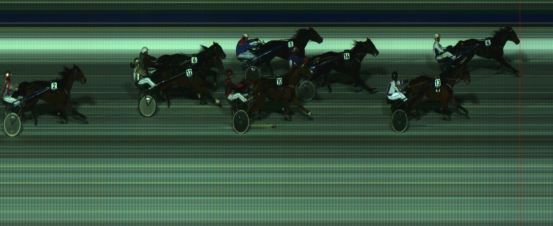 Målfoto for løp 5 på bane HA den 07.02.2016