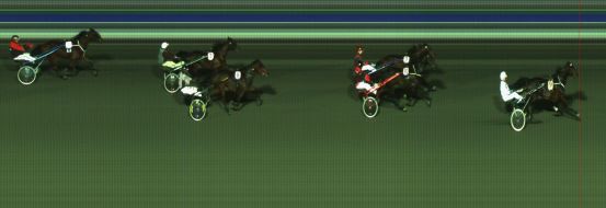 Målfoto for løp 7 på bane HA den 09.04.2016