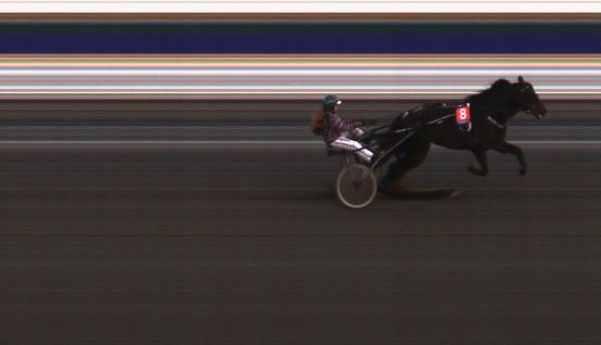 Målfoto for løp 3 på bane HA den 16.04.2016