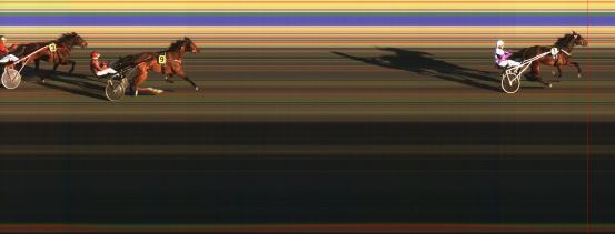 Målfoto for løp 1 på bane HA den 23.04.2016