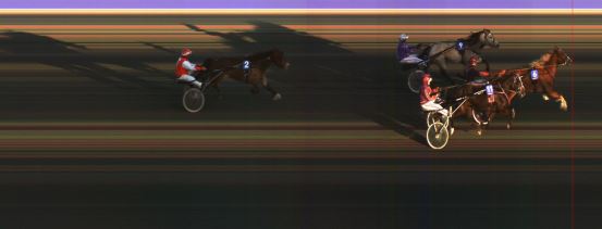 Målfoto for løp 2 på bane HA den 23.04.2016