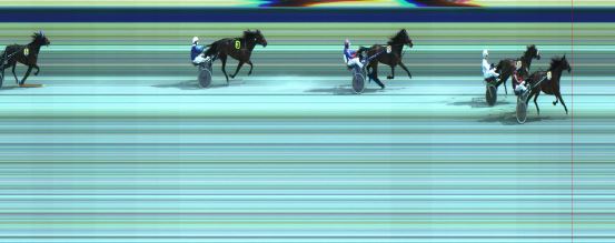 Målfoto for løp 1 på bane HA den 08.05.2016