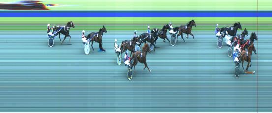 Målfoto for løp 6 på bane HA den 12.06.2016