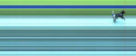 Målfoto for løp 2 på bane HA den 19.06.2016