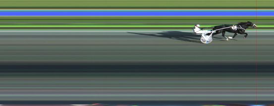 Målfoto for løp 1 på bane HA den 30.07.2016