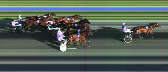 Målfoto for løp 2 på bane HA den 30.07.2016