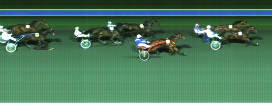 Målfoto for løp 1 på bane HA den 08.10.2016