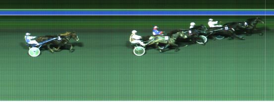 Målfoto for løp 6 på bane HA den 08.10.2016