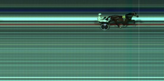 Målfoto for løp 1 på bane HA den 08.01.2017