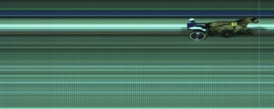 Målfoto for løp 1 på bane HA den 05.02.2017