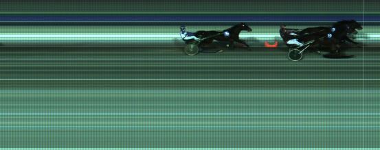 Målfoto for løp 2 på bane HA den 05.02.2017