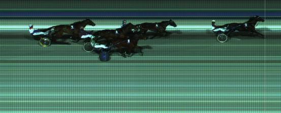 Målfoto for løp 6 på bane HA den 05.02.2017