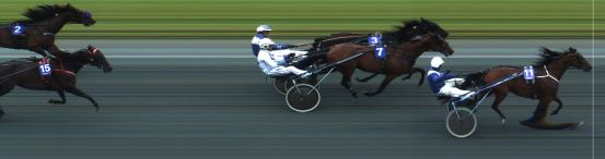 Målfoto for løp 2 på bane HA den 15.07.2017