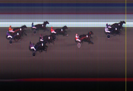 Målfoto for løp 4 på bane LE den 13.01.2014