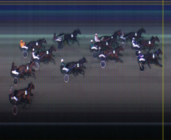 Målfoto for løp 4 på bane LE den 20.01.2014