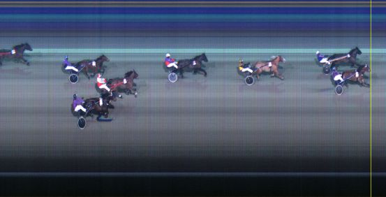 Målfoto for løp 8 på bane LE den 20.01.2014