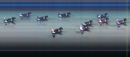 Målfoto for løp 4 på bane LE den 27.01.2014