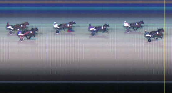 Målfoto for løp 6 på bane LE den 27.01.2014