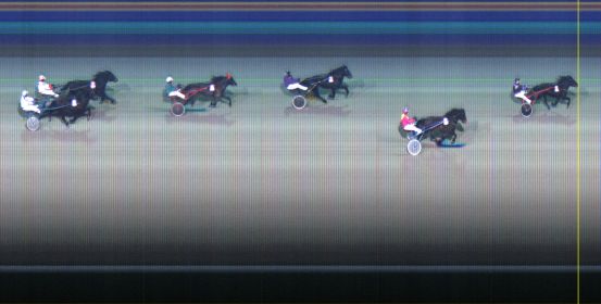 Målfoto for løp 8 på bane LE den 27.01.2014