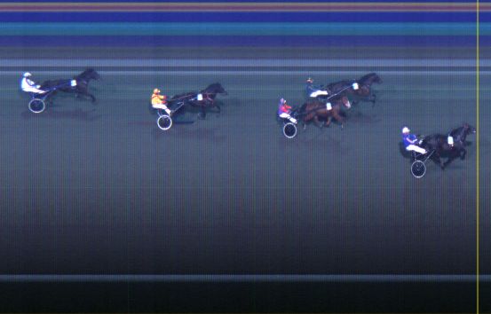 Målfoto for løp 4 på bane LE den 03.02.2014