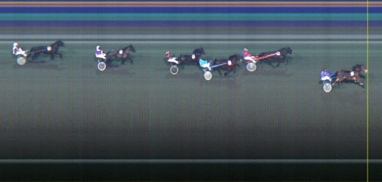 Målfoto for løp 7 på bane LE den 03.02.2014