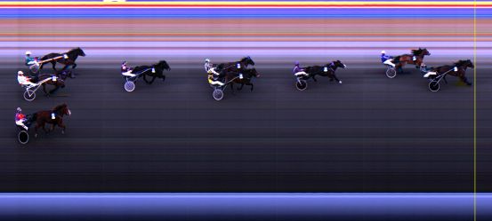 Målfoto for løp 2 på bane LE den 15.02.2014