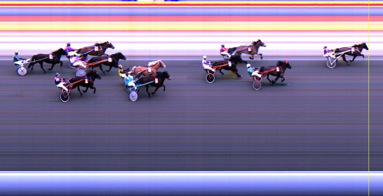 Målfoto for løp 3 på bane LE den 15.02.2014