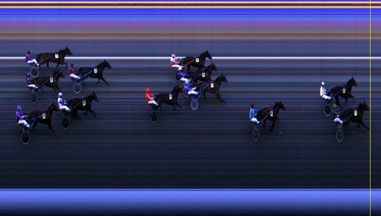 Målfoto for løp 1 på bane LE den 18.02.2014