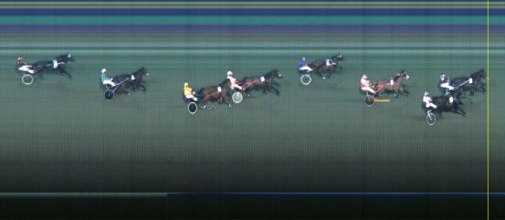 Målfoto for løp 2 på bane LE den 24.02.2014