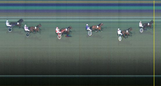 Målfoto for løp 4 på bane LE den 24.02.2014