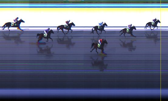 Målfoto for løp 3 på bane LE den 15.03.2014