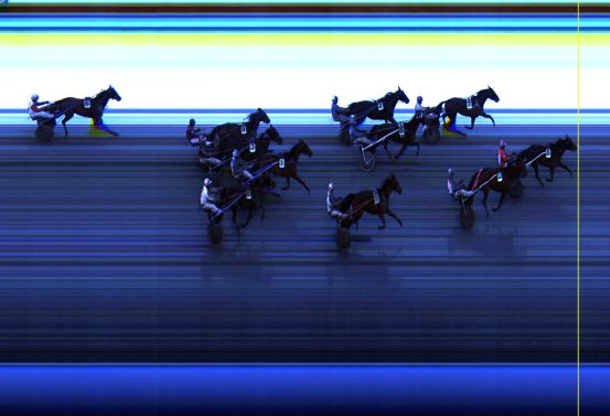 Målfoto for løp 9 på bane LE den 15.03.2014