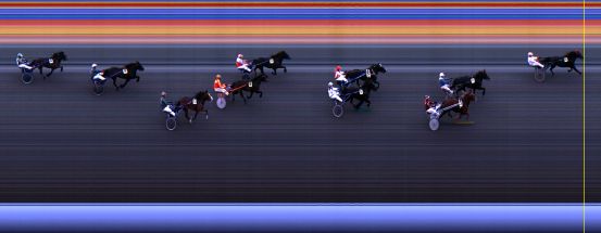 Målfoto for løp 1 på bane LE den 31.03.2014