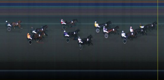 Målfoto for løp 6 på bane LE den 31.03.2014