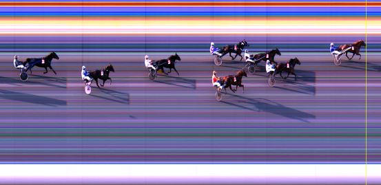 Målfoto for løp 3 på bane LE den 07.04.2014