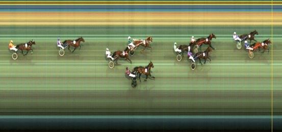 Målfoto for løp 5 på bane LE den 07.04.2014