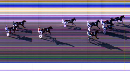 Målfoto for løp 5 på bane LE den 20.04.2014