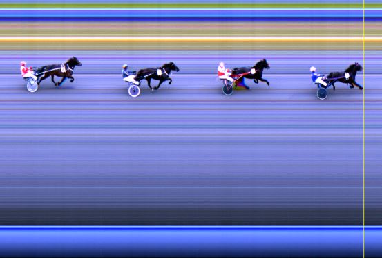 Målfoto for løp 1 på bane LE den 28.04.2014