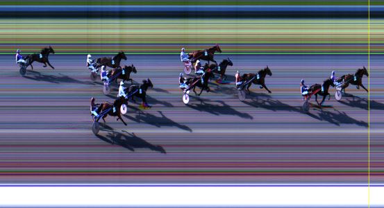 Målfoto for løp 4 på bane LE den 09.06.2014