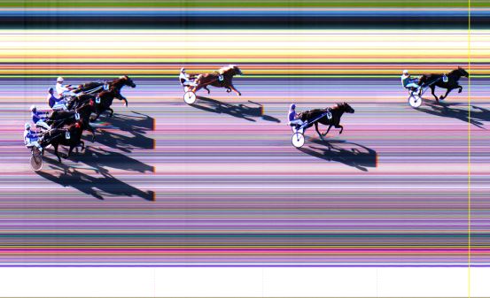 Målfoto for løp 5 på bane LE den 09.06.2014