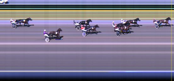 Målfoto for løp 1 på bane LE den 22.06.2014