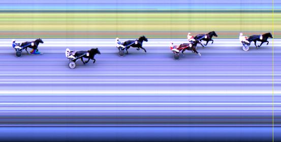 Målfoto for løp 5 på bane LE den 07.07.2014