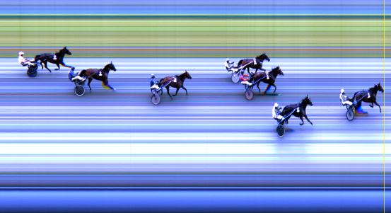 Målfoto for løp 6 på bane LE den 07.07.2014