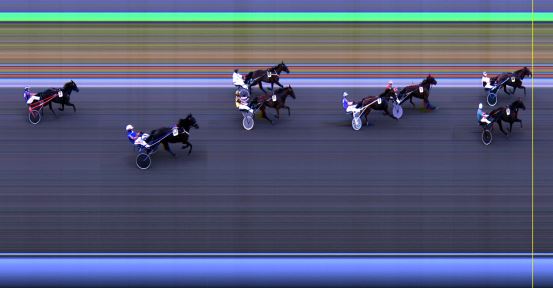 Målfoto for løp 1 på bane LE den 14.07.2014