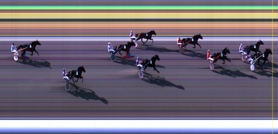 Målfoto for løp 4 på bane LE den 14.07.2014